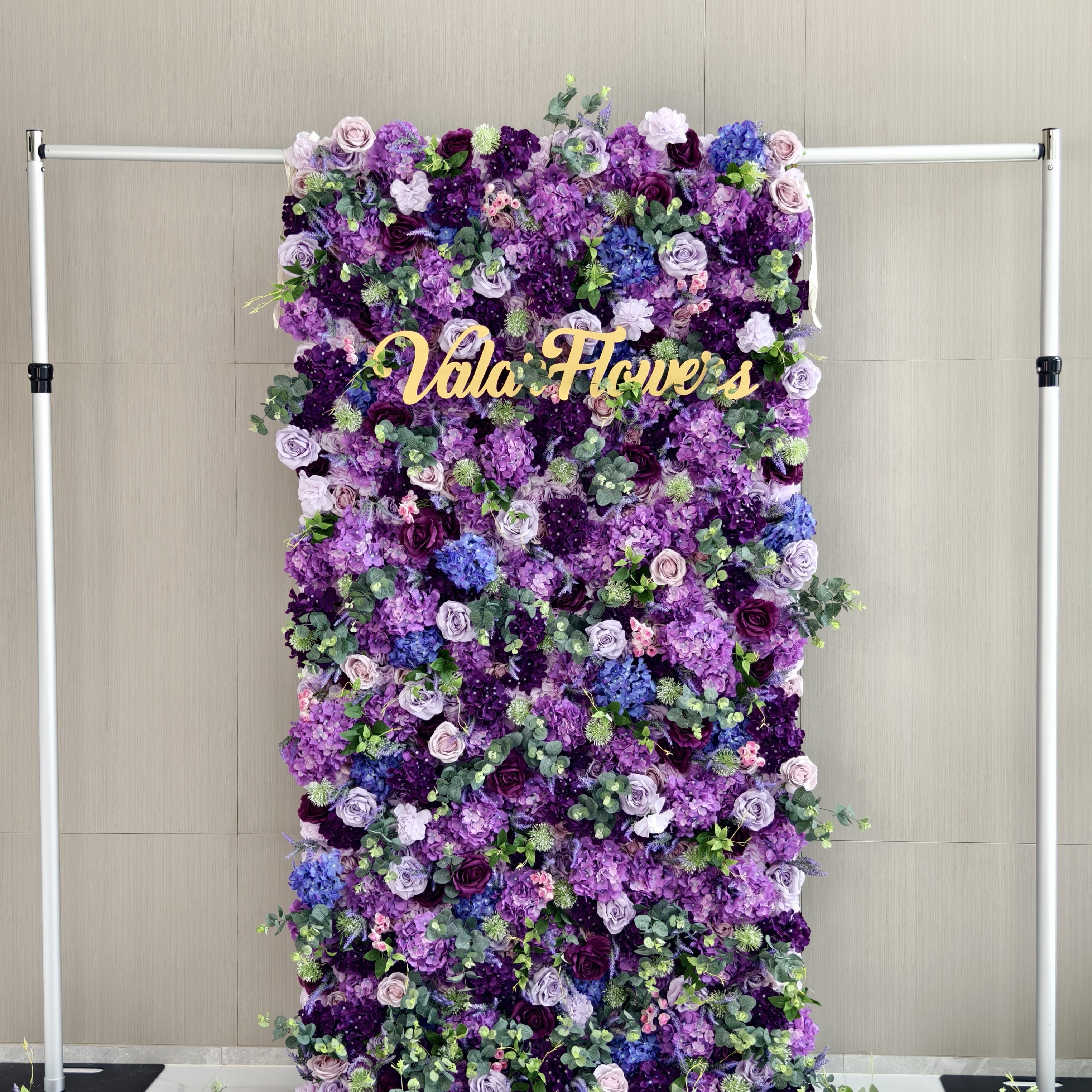 DIY Handmade 5D roll-up artificial flower wall for weddings & party decoration 192-9