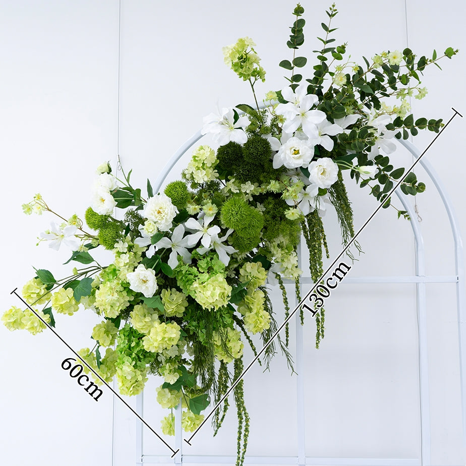 Valar Flower Modern Artificial Floral Arch and Ground Arrangement for Wedding or Event Decor FA-276