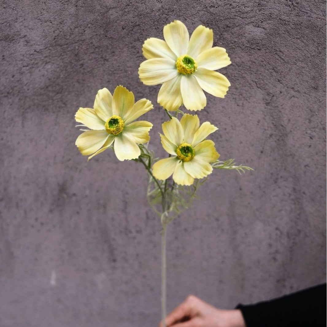 Valar Flower Artificial Cosmos Bouquet – Hand-Painted Look, Lifelike Textured Petals FS-1063