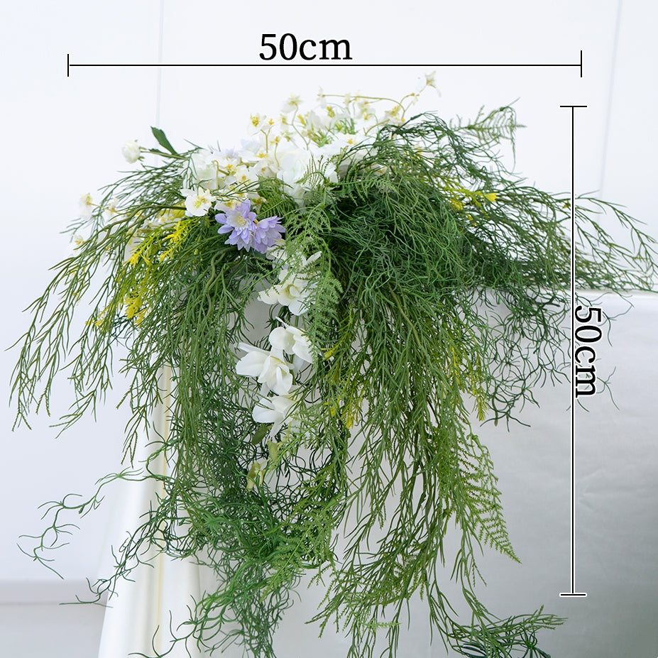 Frühlingsinspiriertes Kunstblumen-Set – Blaues und gelbes Kunstblumen-Set für Veranstaltungen FA-264