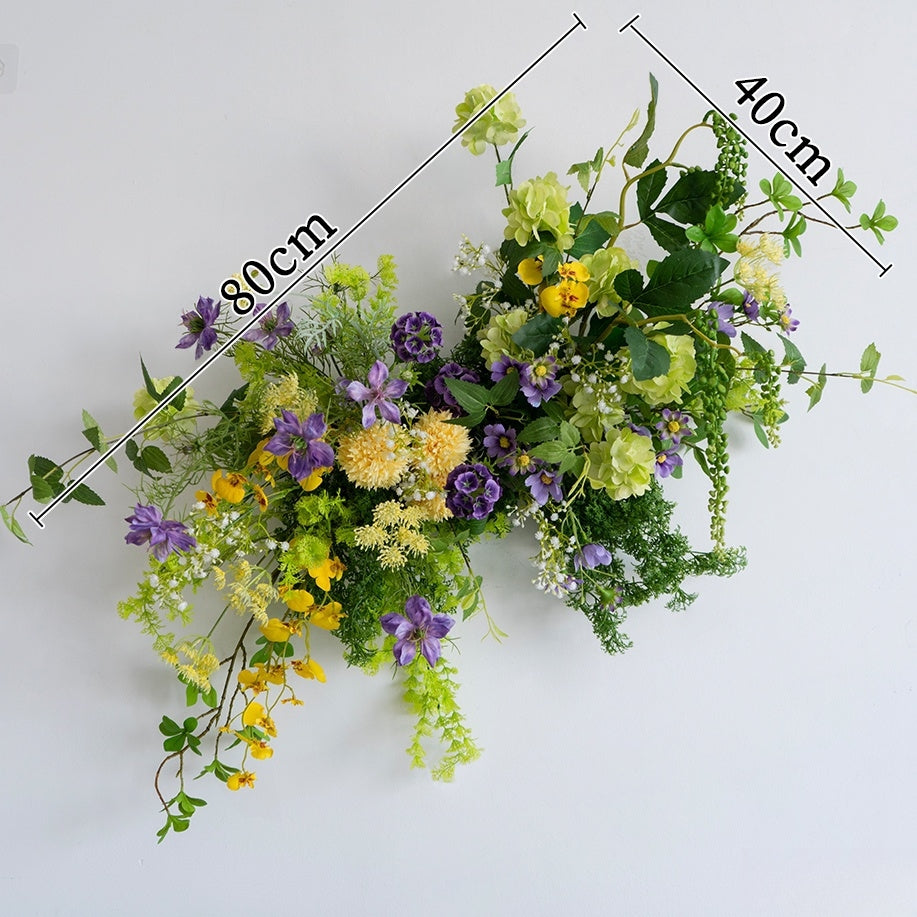 Monet-Inspired Faux Floral Wedding Decor Set | Artistic Artificial Flower Arrangements for Ceremony & Reception FA-270