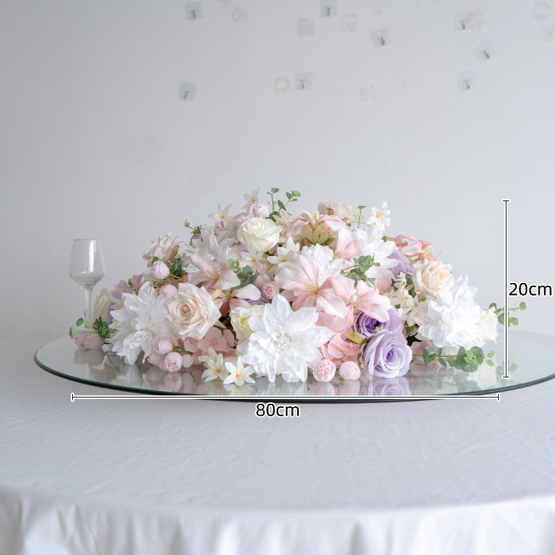 Elegant Round Table Centerpieces – Artificial Flower Arrangements for Wedding Reception, Banquet, or Event Decor TF-111