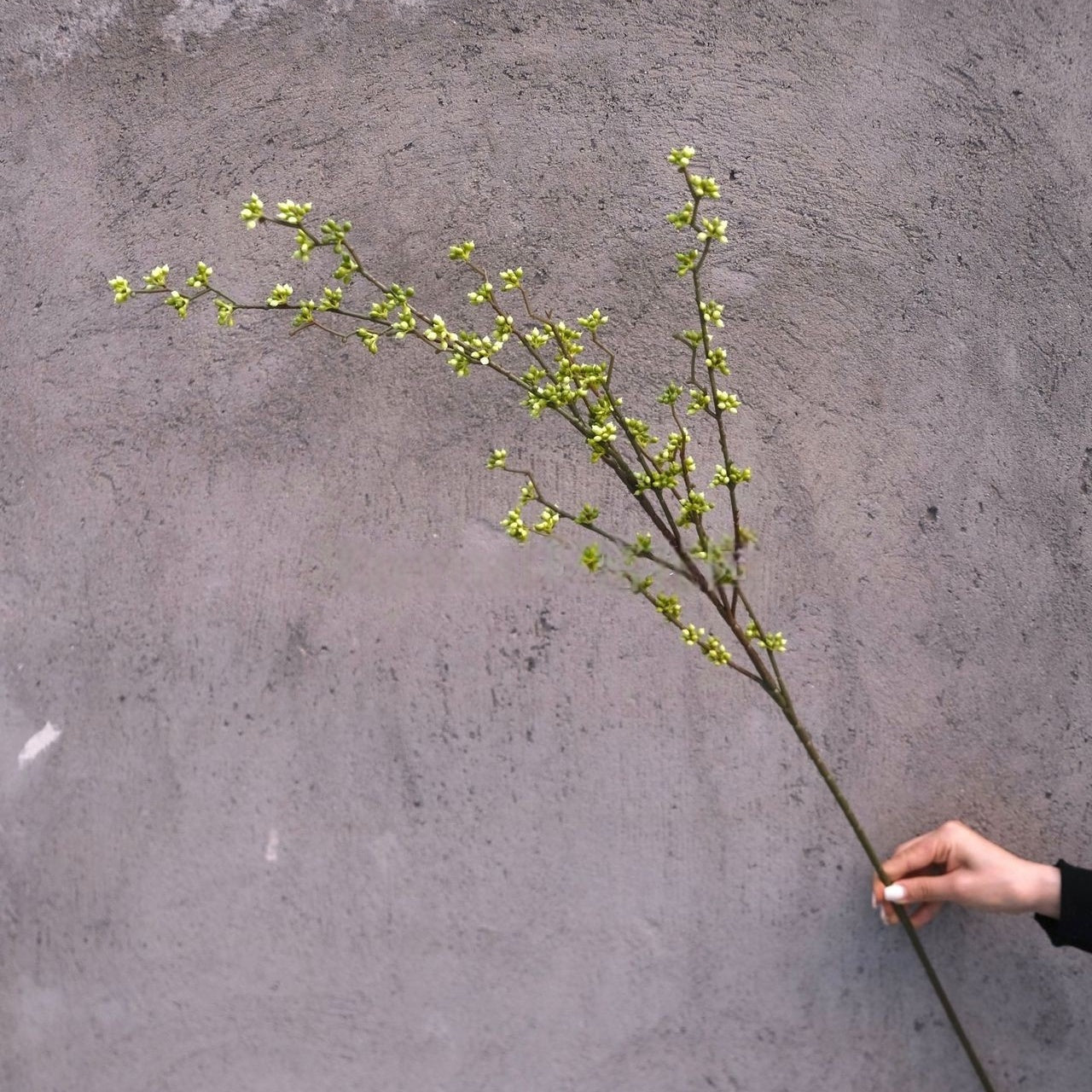 Conjunto de Flores Artificiales Negras y Rosas – Decoración Moderna para Fondo de Fiesta de Cumpleaños con Arreglo Floral Falso FA-255