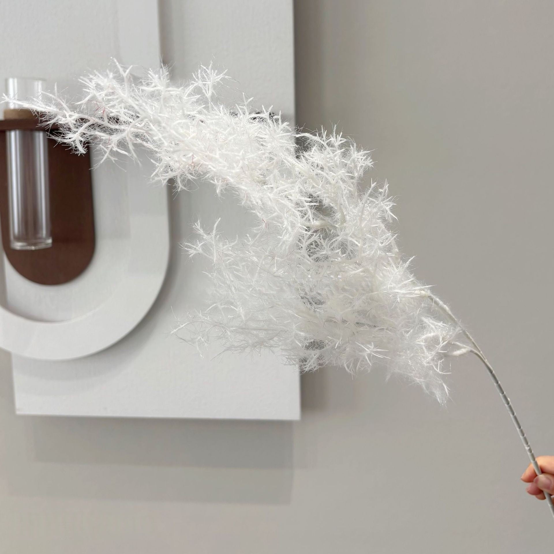 Artificial Smoke Cloud Pine Stems – Colorful Soft Fern Plumes for DIY Arrangements FS-1037