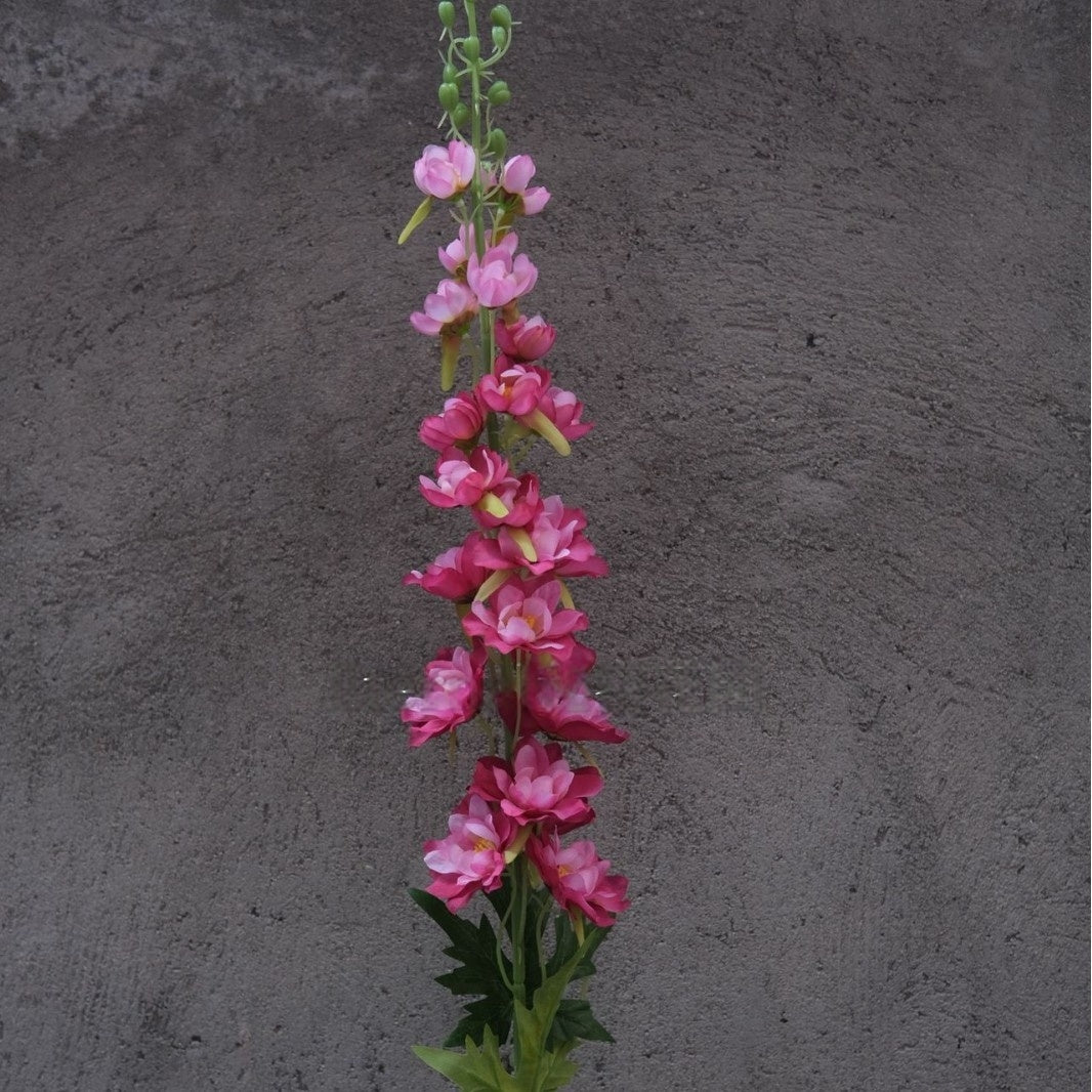 Magenta Pink Faux Flower Stem | Lifelike Single Bloom for Home Decor FS-1010A