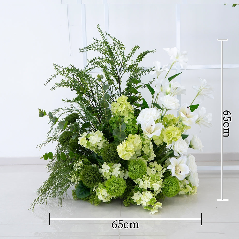 Valar Flower Modern Artificial Floral Arch and Ground Arrangement for Wedding or Event Decor FA-276