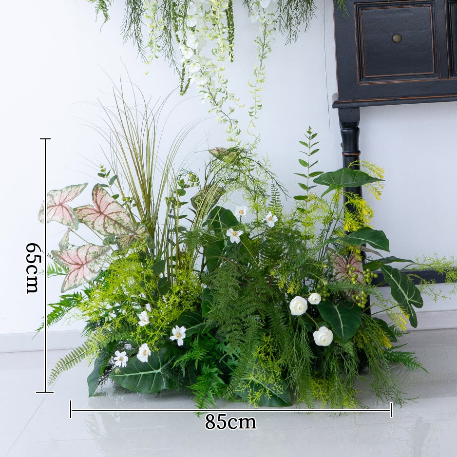 Valar Flower Tropical-Inspired Artificial Greenery Decoration Set for Ceremony & Venue Decor FA-301