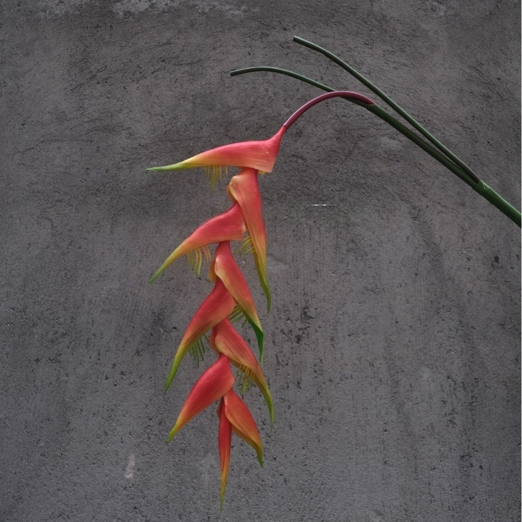 Tropical Faux Bird of Paradise Stem – Exotic Decorative Flower for Events & Interiors FS-1044