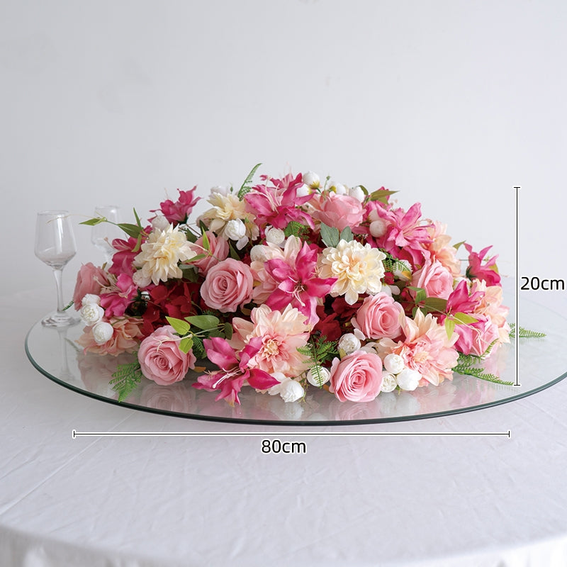Elegant Round Table Centerpieces – Artificial Flower Arrangements for Wedding Reception, Banquet, or Event Decor TF-111