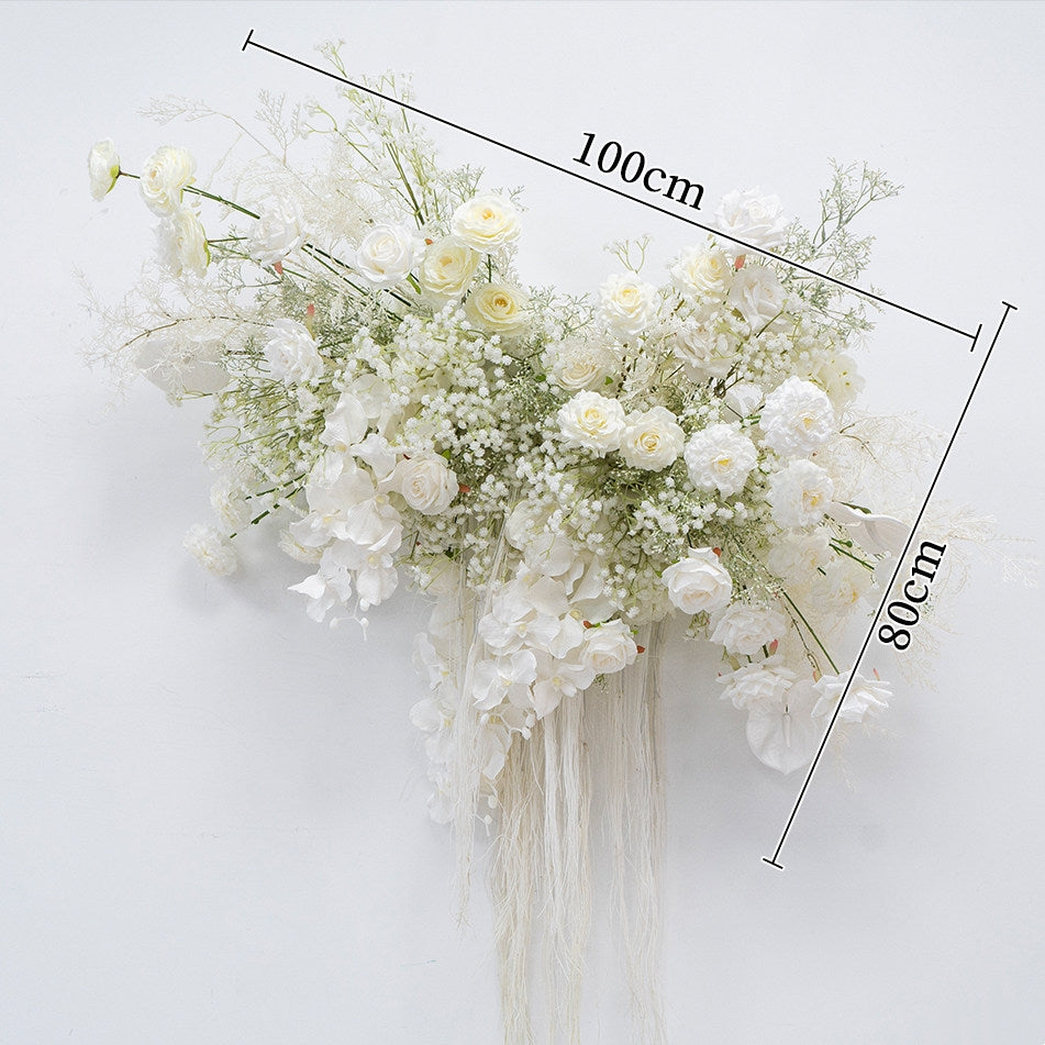 Valar Flower Luxury White Garden Wedding Set with Floor Floral Arrangements FA-321