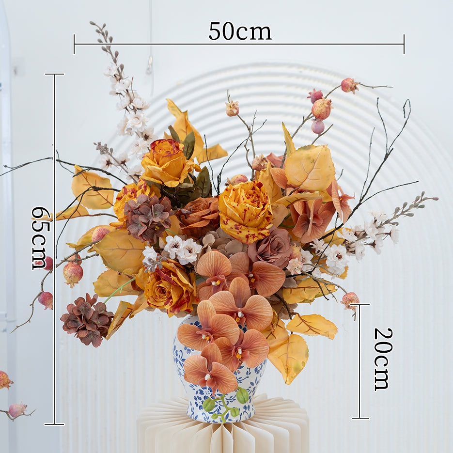 Valar Flower Autumn Wedding Decor Wall Flower Arrangement Set FA-287