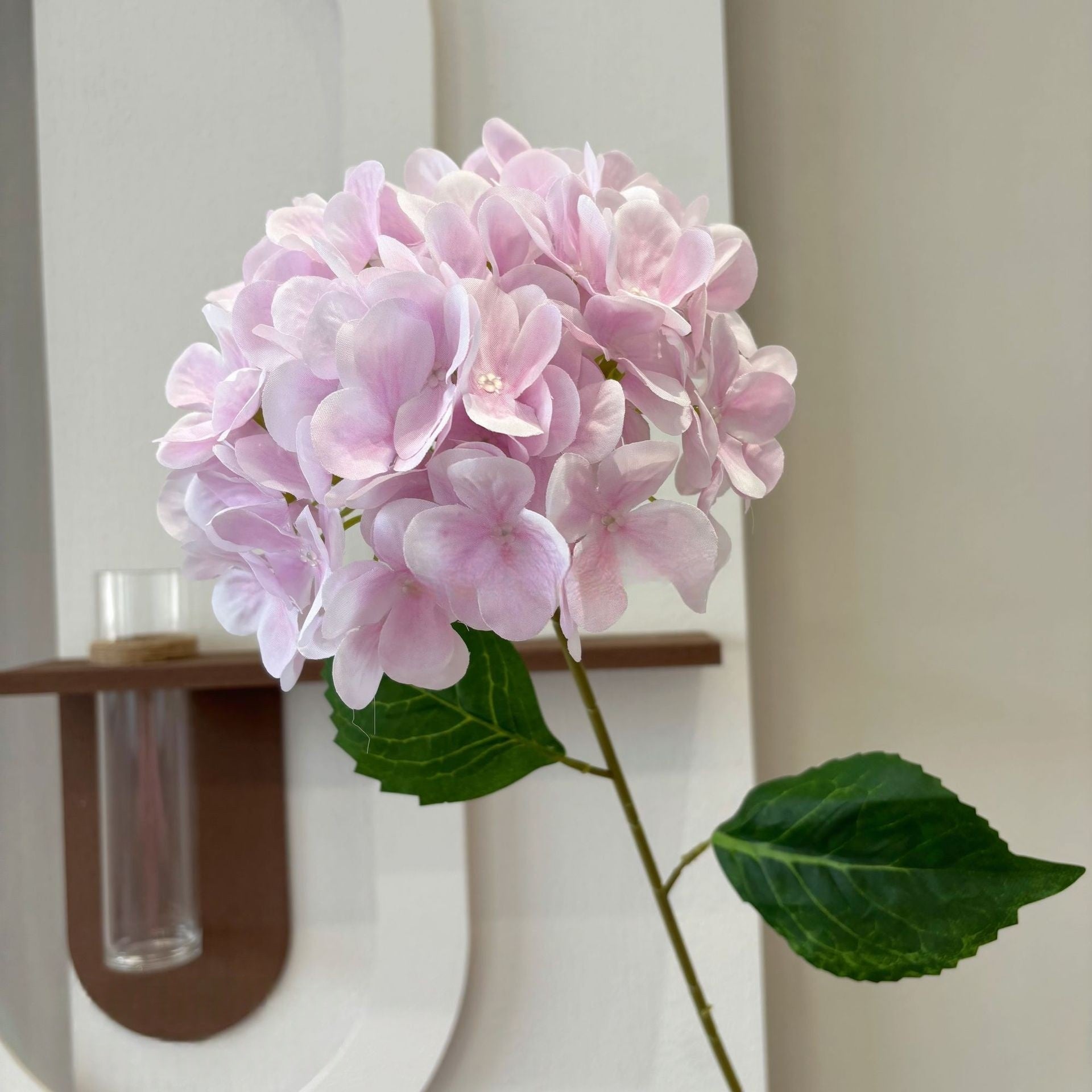 Single Stem Bella Hydrangea – Realistic Faux Bloom for Vases, Bouquets & DIY Styling FS-1031