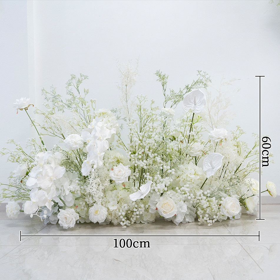 Valar Flower Luxury White Garden Wedding Set with Floor Floral Arrangements FA-321
