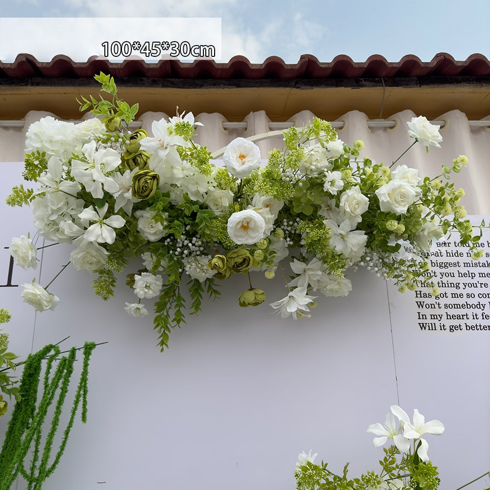 ترتيب زهور صناعية مستوحاة من الربيع – مجموعة زهور صناعية باللونين الأزرق والأصفر للفعاليات FA-264