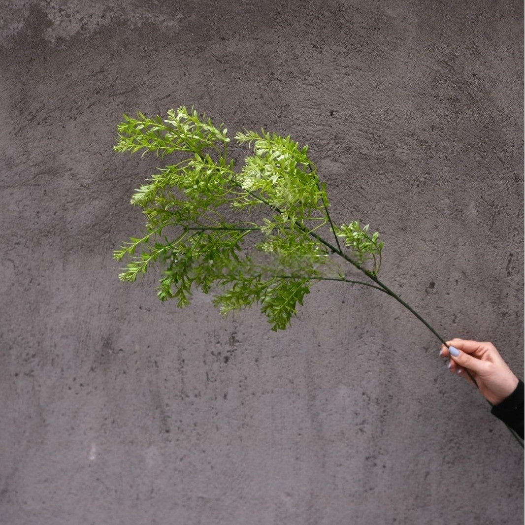 Yellow Green Faux Flower Stem | Single Bloom for Modern Home Decor FS-1006A