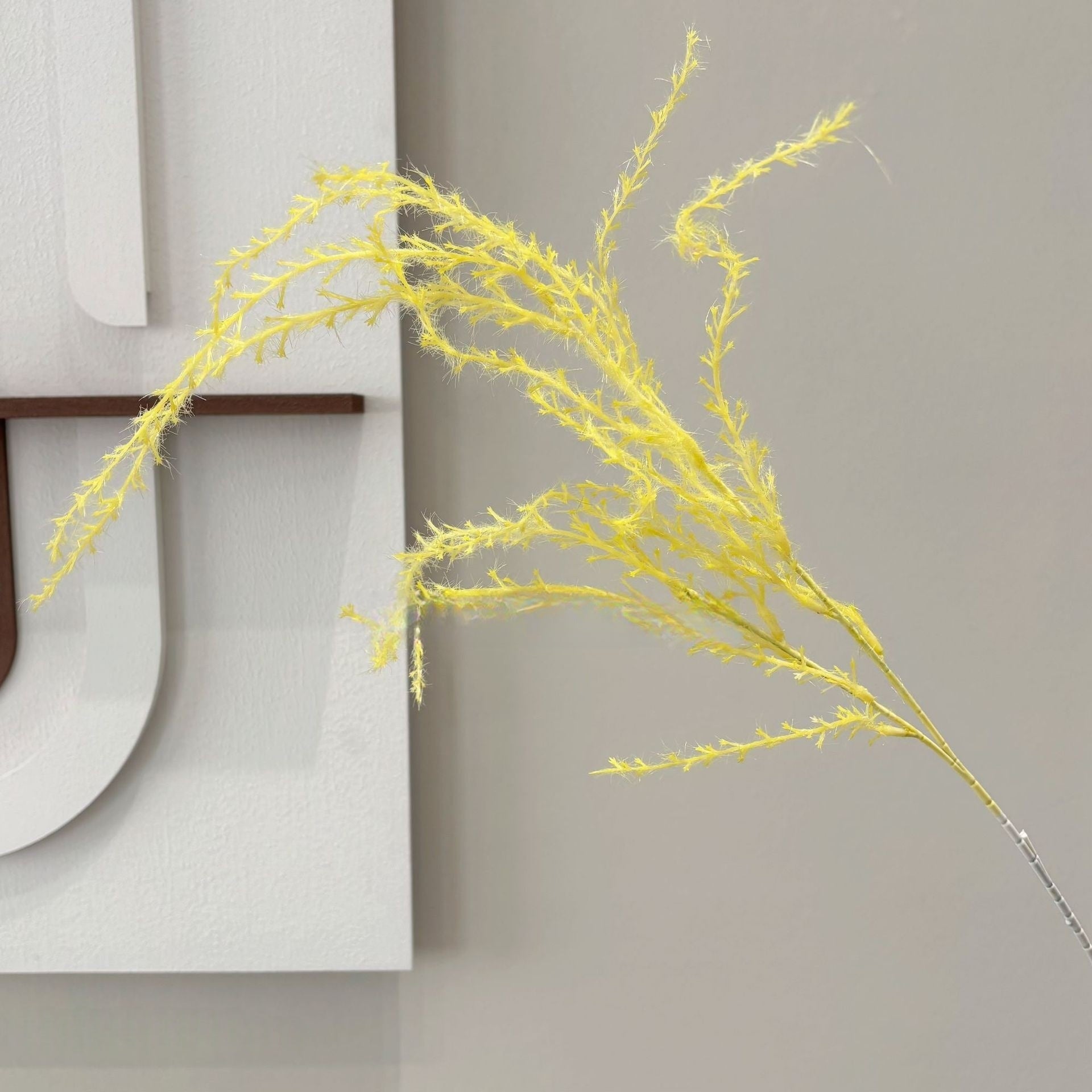 Whimsical Faux Firework Grass – Long Stem Dragon Whisk Fern for Floral Styling FS-1040