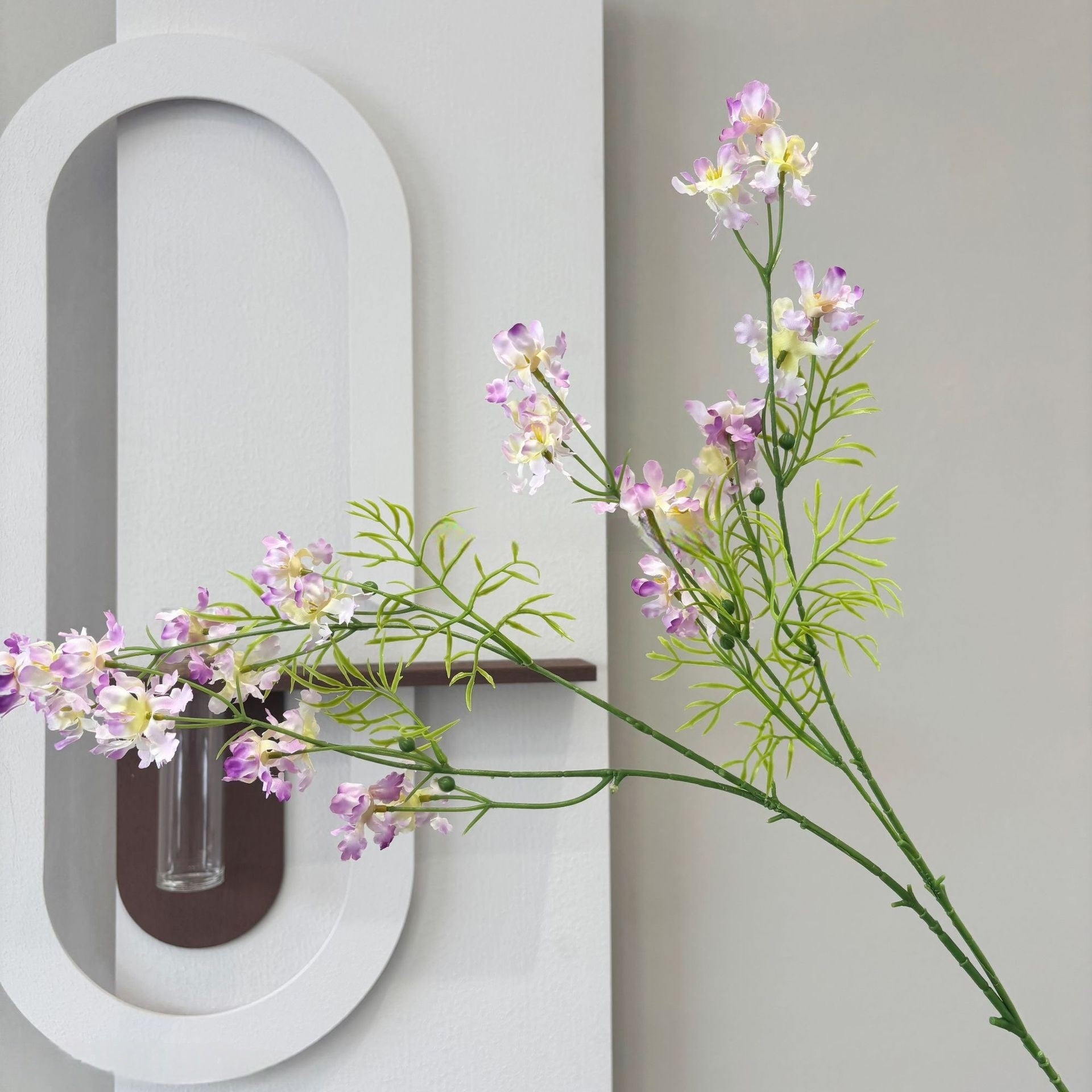 Faux Lilac Flower Stem – Realistic Artificial Spray for Wedding & Home Decor FS-1033