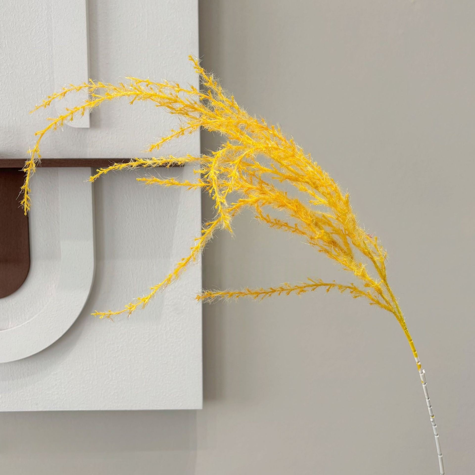 Whimsical Faux Firework Grass – Long Stem Dragon Whisk Fern for Floral Styling FS-1040