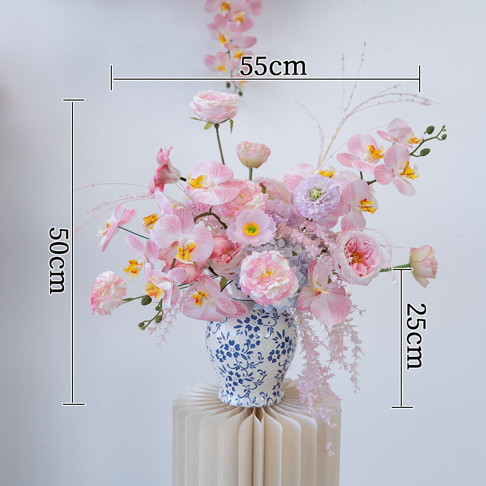 Valar Flower Romantic Wedding Wall Floral Arrangement Set for Ceremony & Reception Decor FA-290