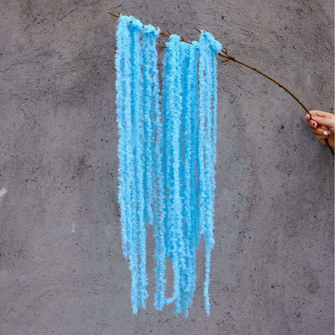 エレガントな青と白の花柄ウェディングアーチ、人工花のアレンジメント、セレモニーバックドロップ&イベント装飾 FA-211