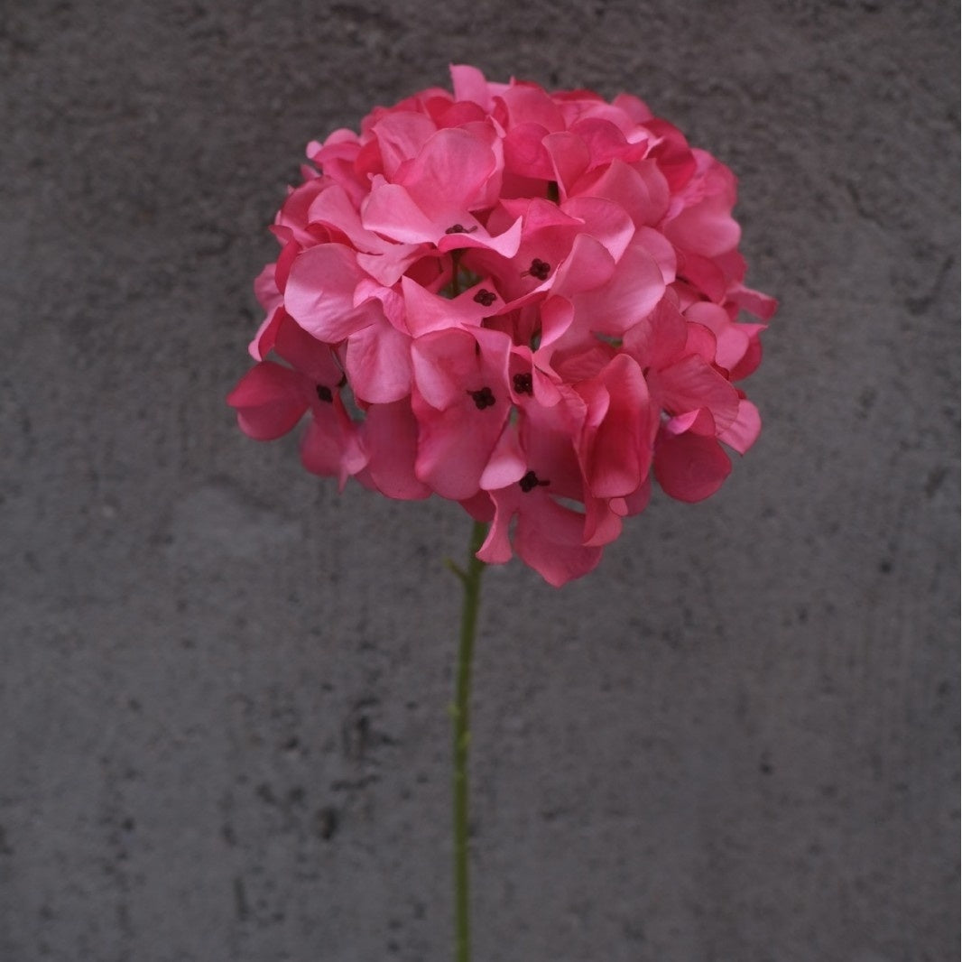 Magenta Pink Faux Flower Stem | Lifelike Single Bloom for Home Decor FS-1010A