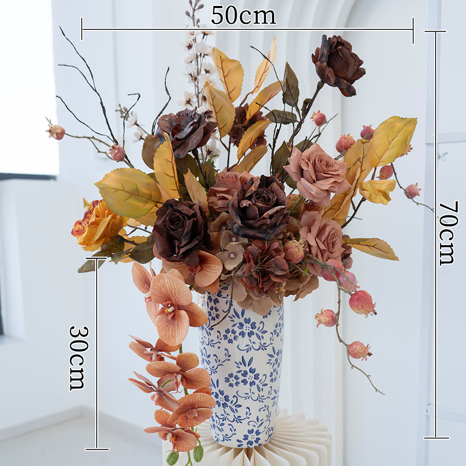 Valar Flower Autumn Wedding Decor Wall Flower Arrangement Set FA-287