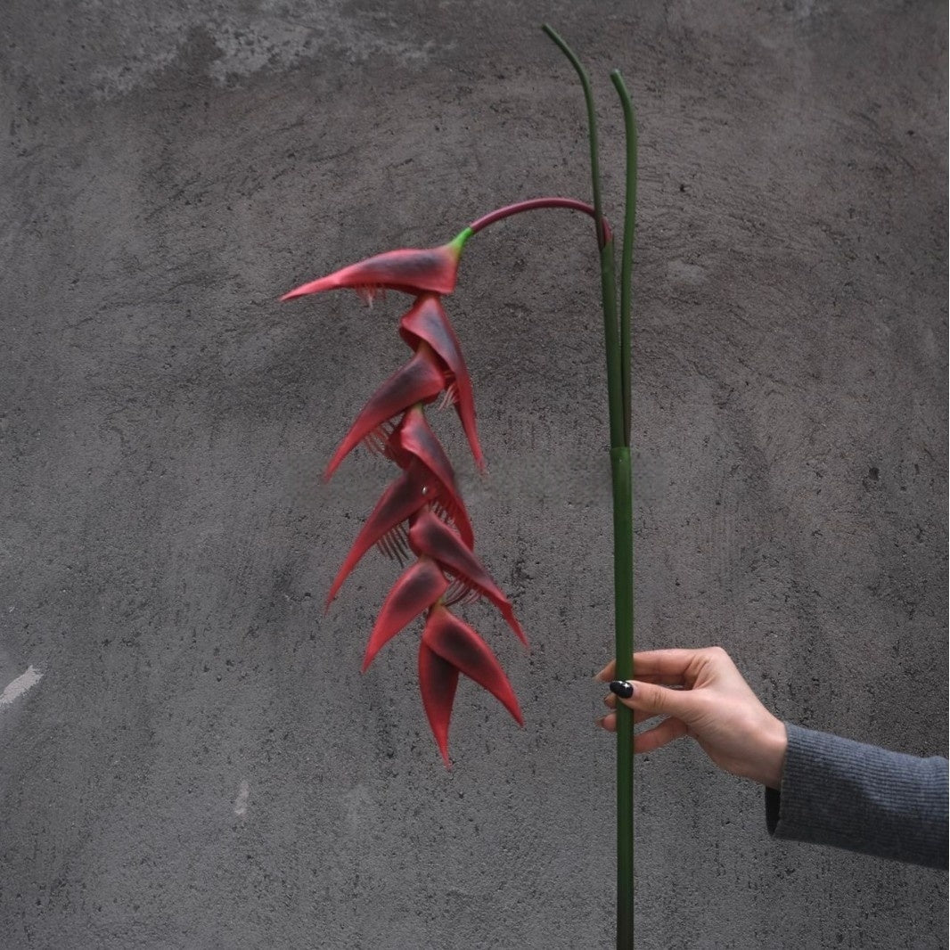 Tropical Faux Bird of Paradise Stem – Exotic Decorative Flower for Events & Interiors FS-1044