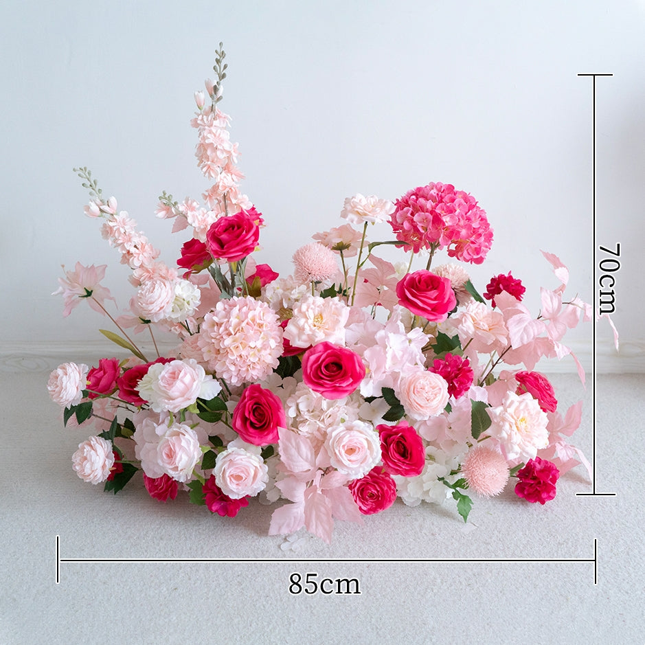 Romantic Faux Flower Wall Set for Wedding Backdrop | Ceremony and Event Floral Decorations FA-268