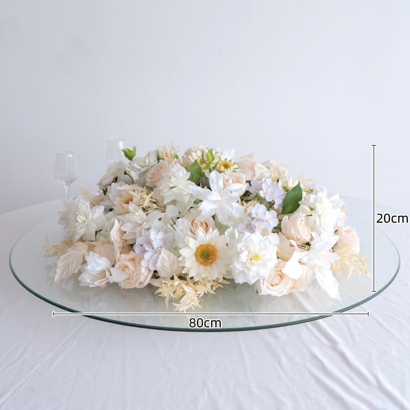Elegant Round Table Centerpieces – Artificial Flower Arrangements for Wedding Reception, Banquet, or Event Decor TF-111