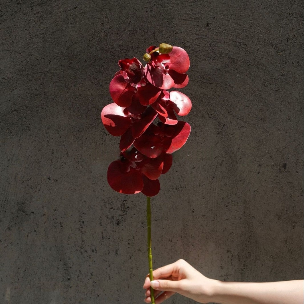 Schwarz-rosa Kunstblumen-Set – Moderne Geburtstagsparty-Hintergrunddekoration mit Kunstblumenarrangement FA-255