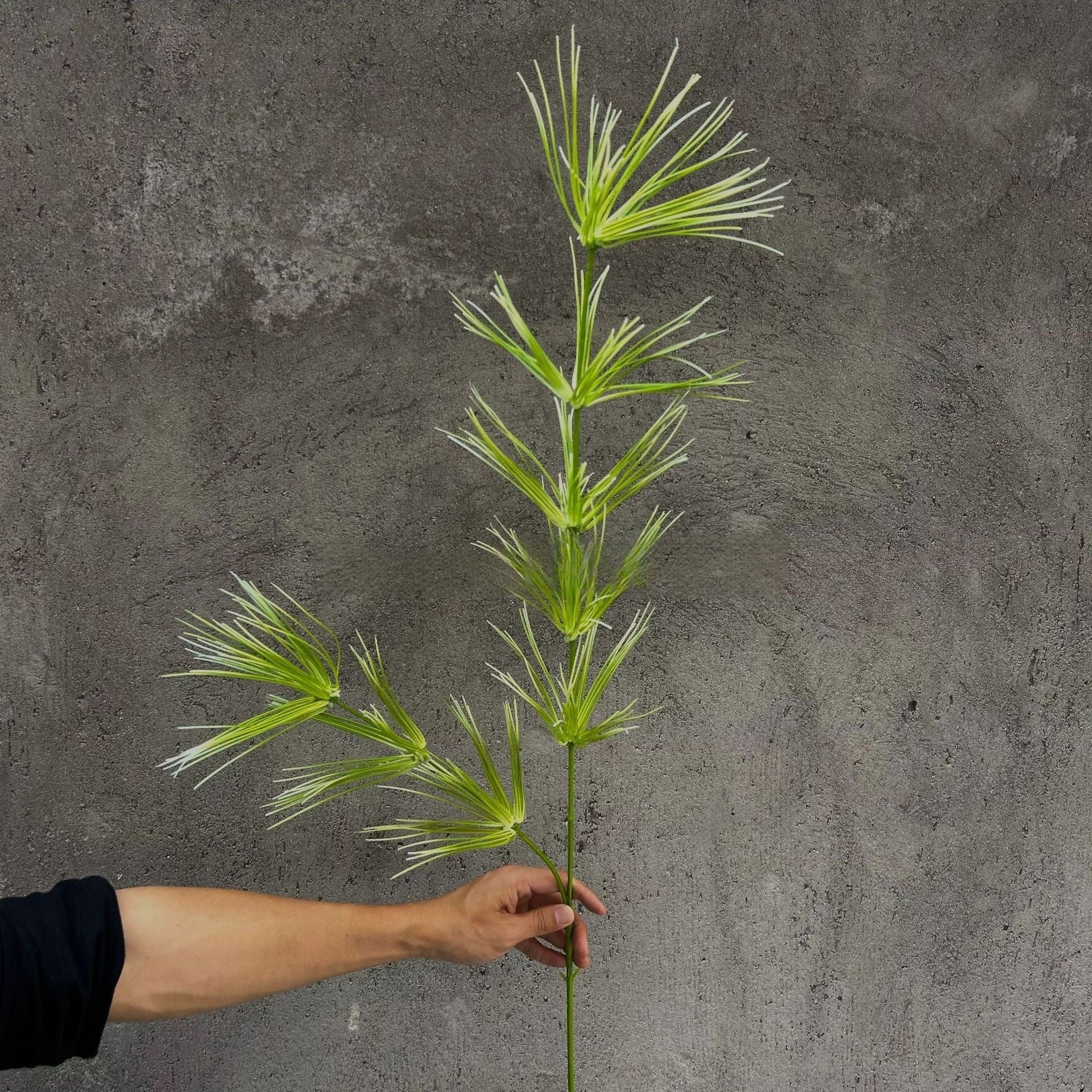 Yellow Green Faux Flower Stem | Single Bloom for Modern Home Decor FS-1006A