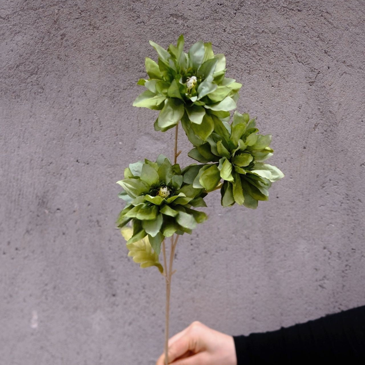 Valar Flower Oil Painting Dahlia – Realistic Artificial Bloom for Artistic Home Decor & Event Styling FS-1059