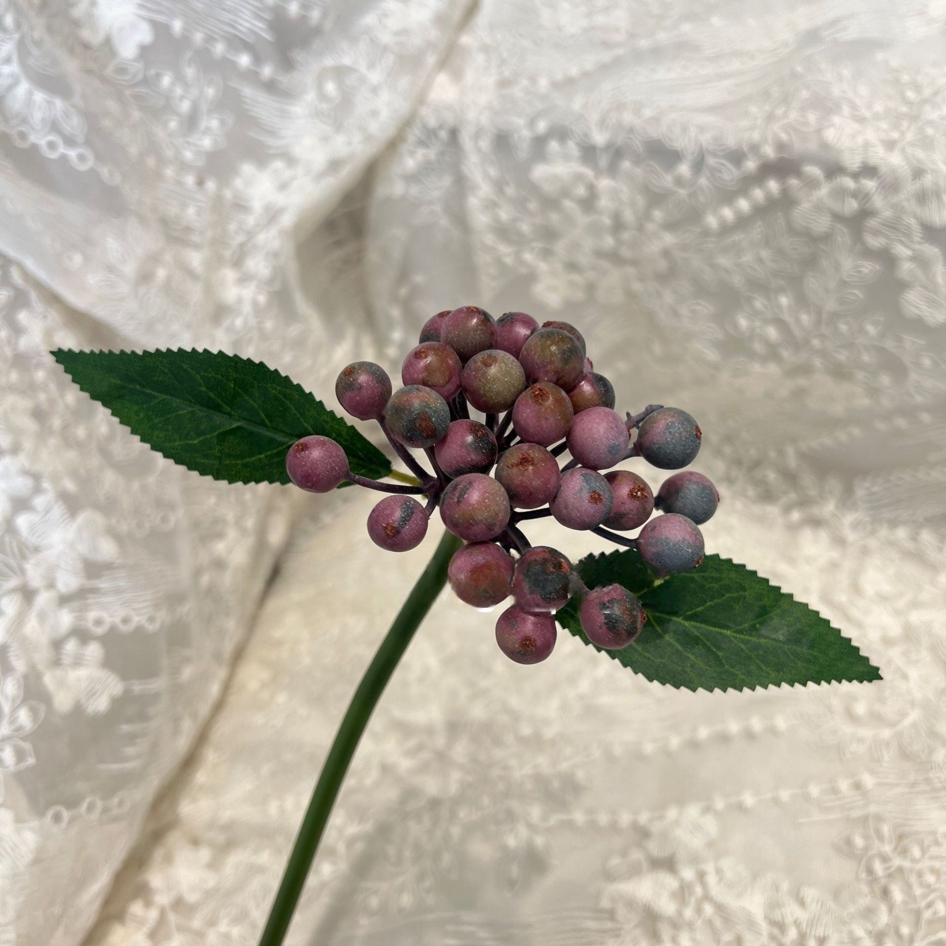 Artificial Foam Berry Picks – Faux Berries for Holiday Wreaths & Floral Arrangements FS-1035