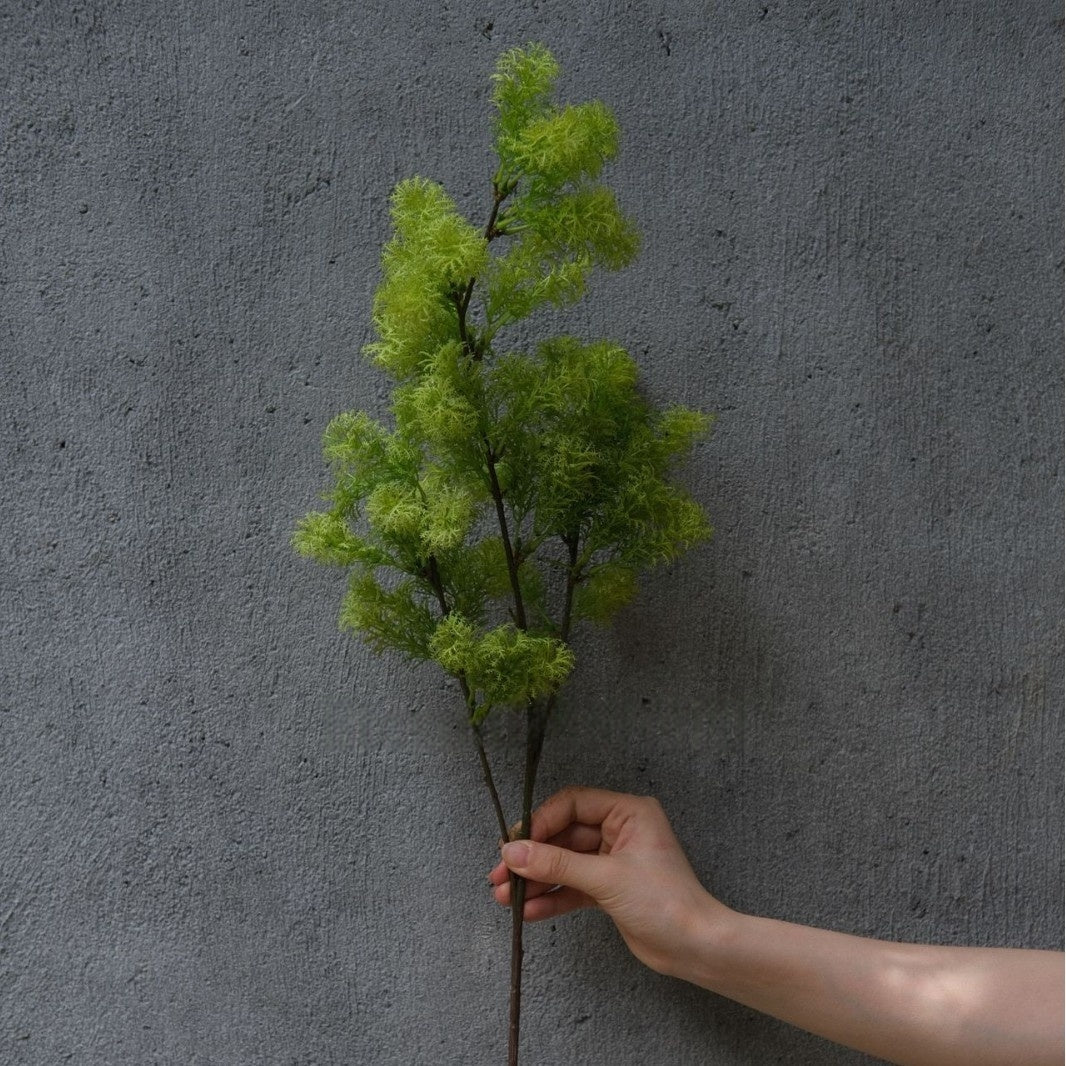 Yellow Green Faux Flower Stem | Single Bloom for Modern Home Decor FS-1006A