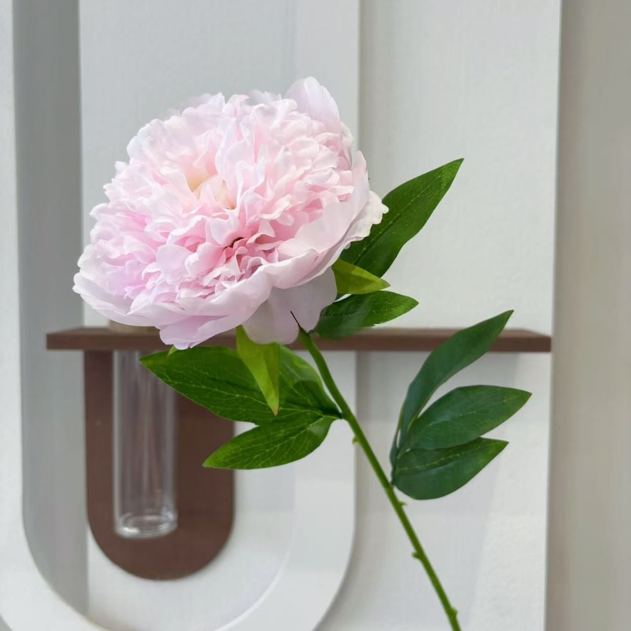 Single Stem Faux Peony – Multi-Layer Silk Flower for Home & Wedding Decor FS-1032