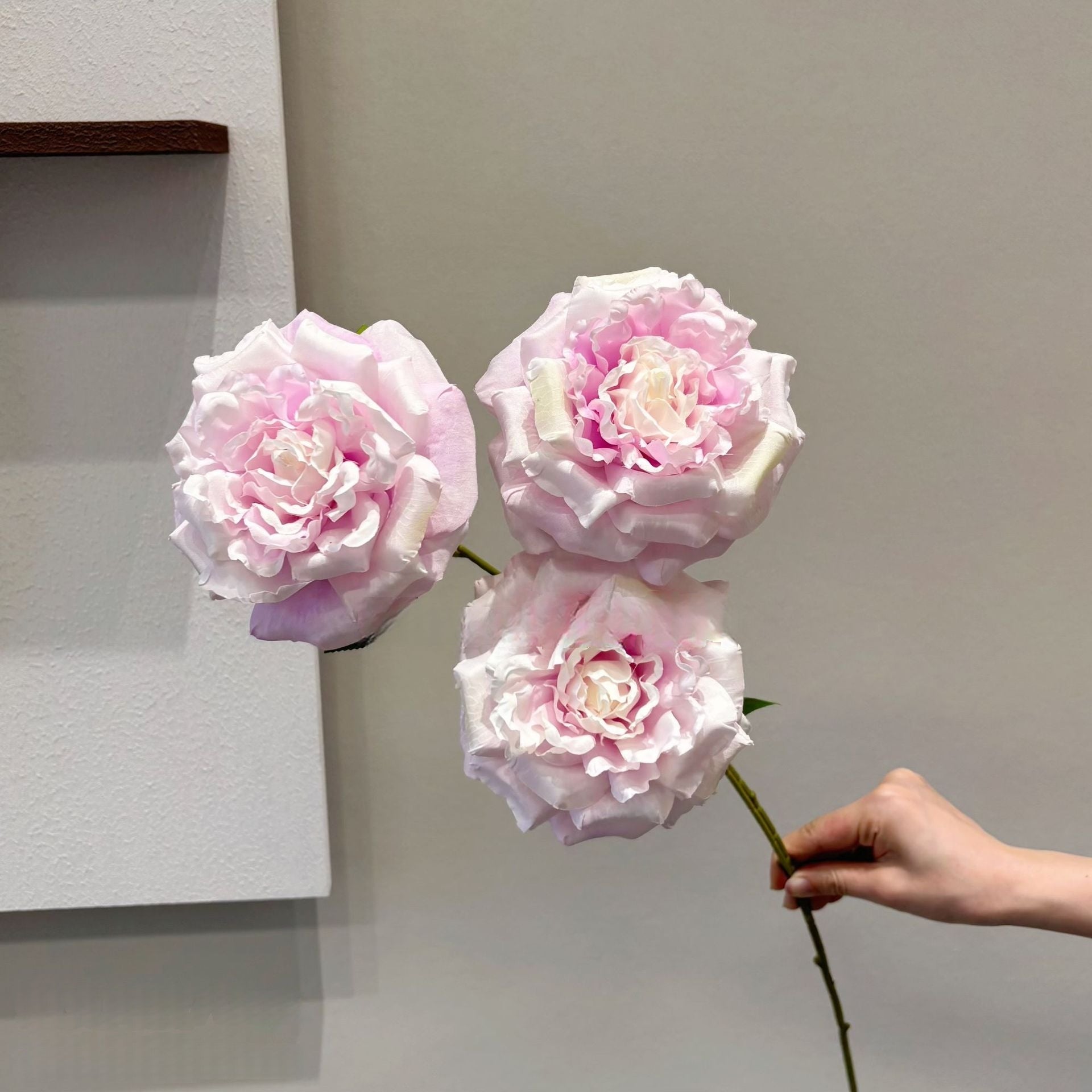 Single Stem Faux Rose – Multicolor Artificial Bloom for DIY Arrangements & Home Styling FS-1017