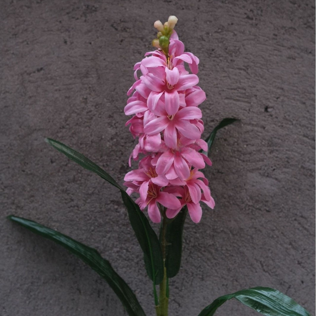 Magenta Pink Faux Flower Stem | Lifelike Single Bloom for Home Decor FS-1010A