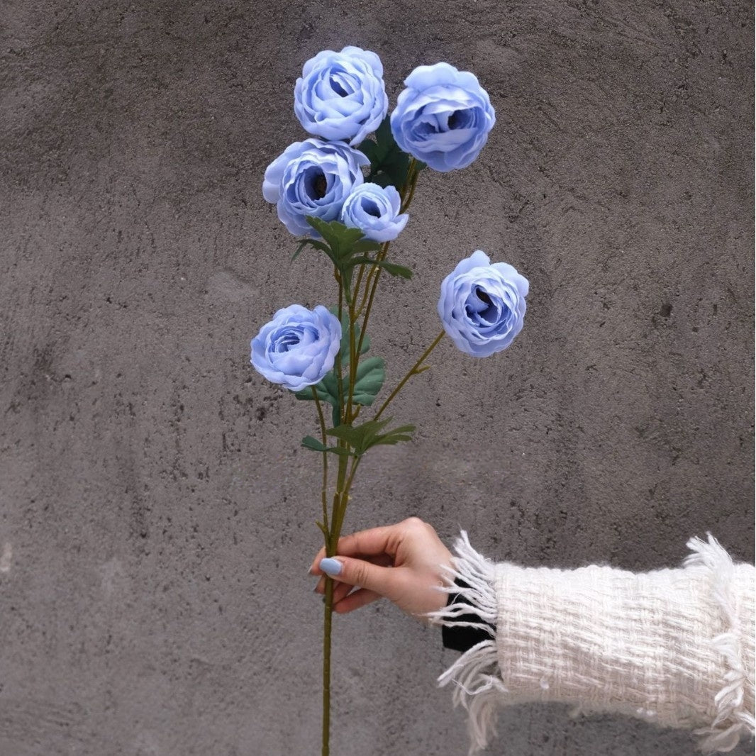 Schwarz-rosa Kunstblumen-Set – Moderne Geburtstagsparty-Hintergrunddekoration mit Kunstblumenarrangement FA-255