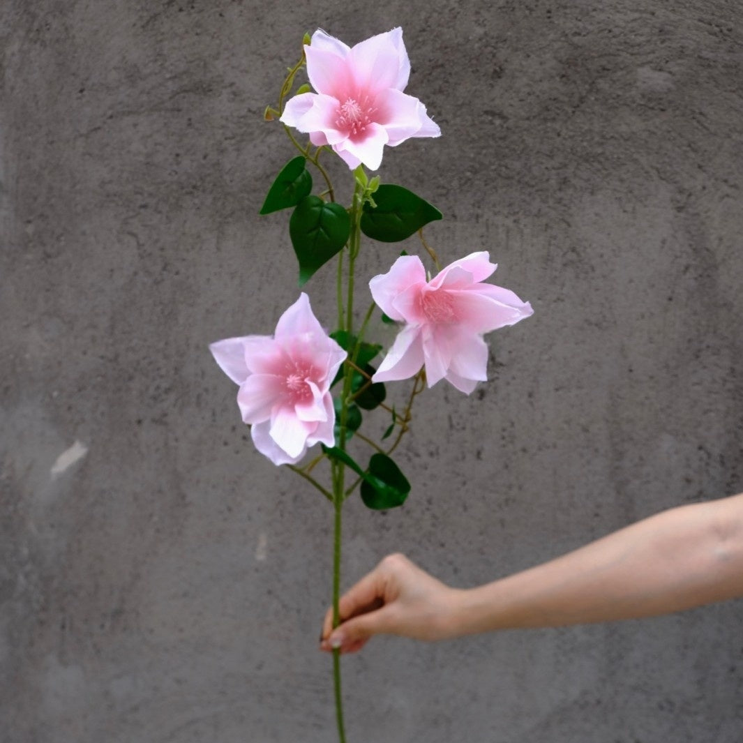 Pink Faux Flower Stems | Single Artificial Blooms for Home Decor & Weddings FS-1002A