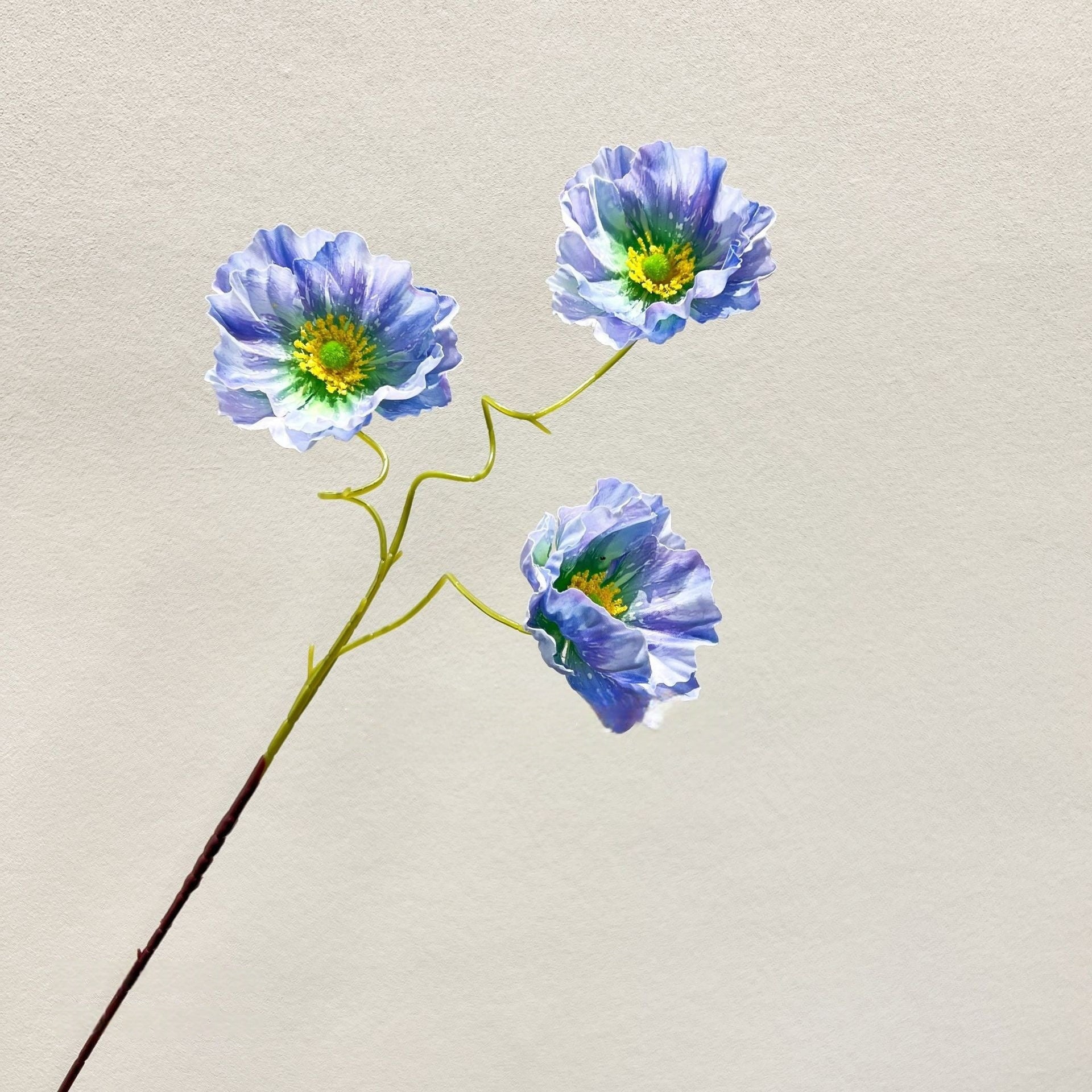 Conjunto de Flores Artificiales Negras y Rosas – Decoración Moderna para Fondo de Fiesta de Cumpleaños con Arreglo Floral Falso FA-255