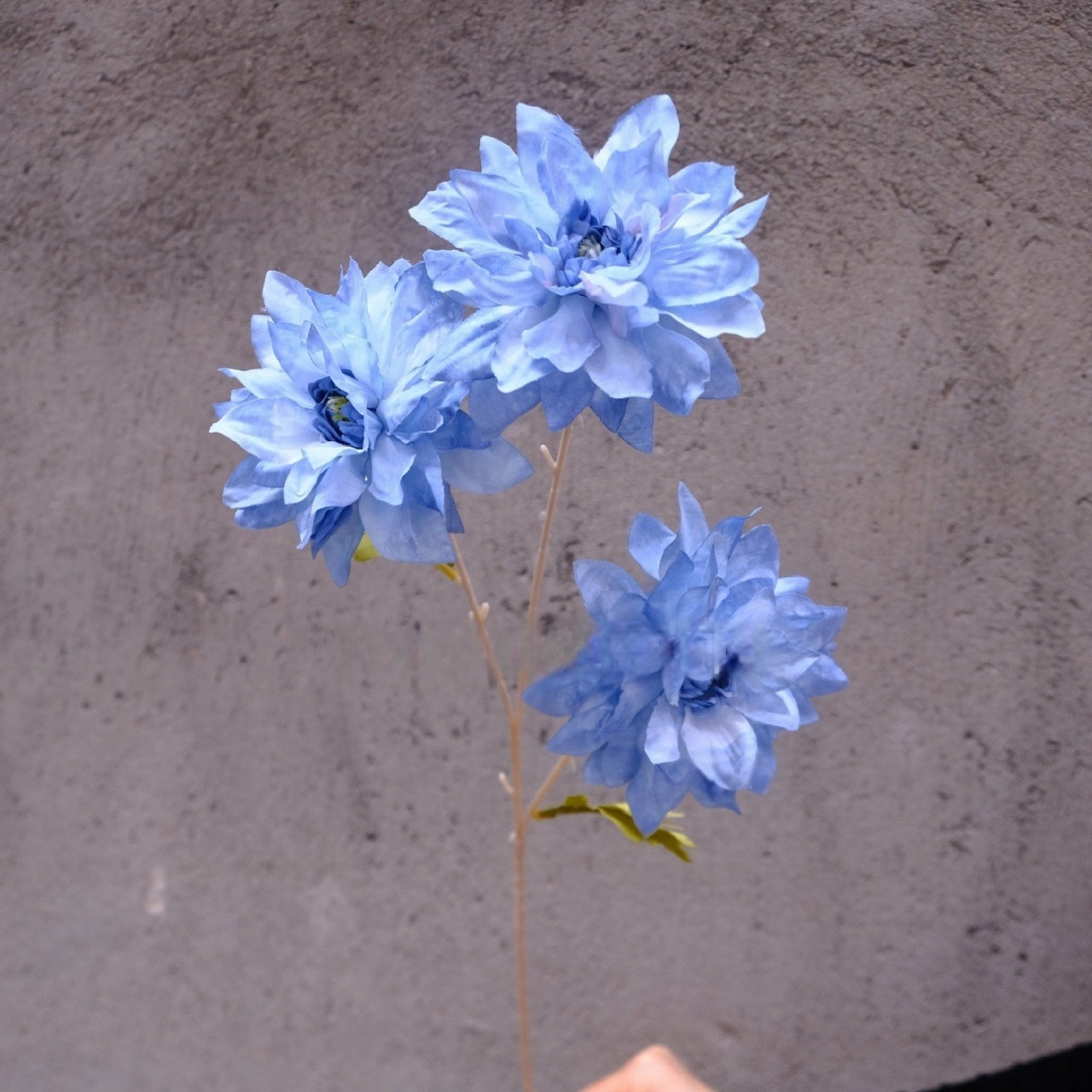 Valar Flower Oil Painting Dahlia – Realistic Artificial Bloom for Artistic Home Decor & Event Styling FS-1059