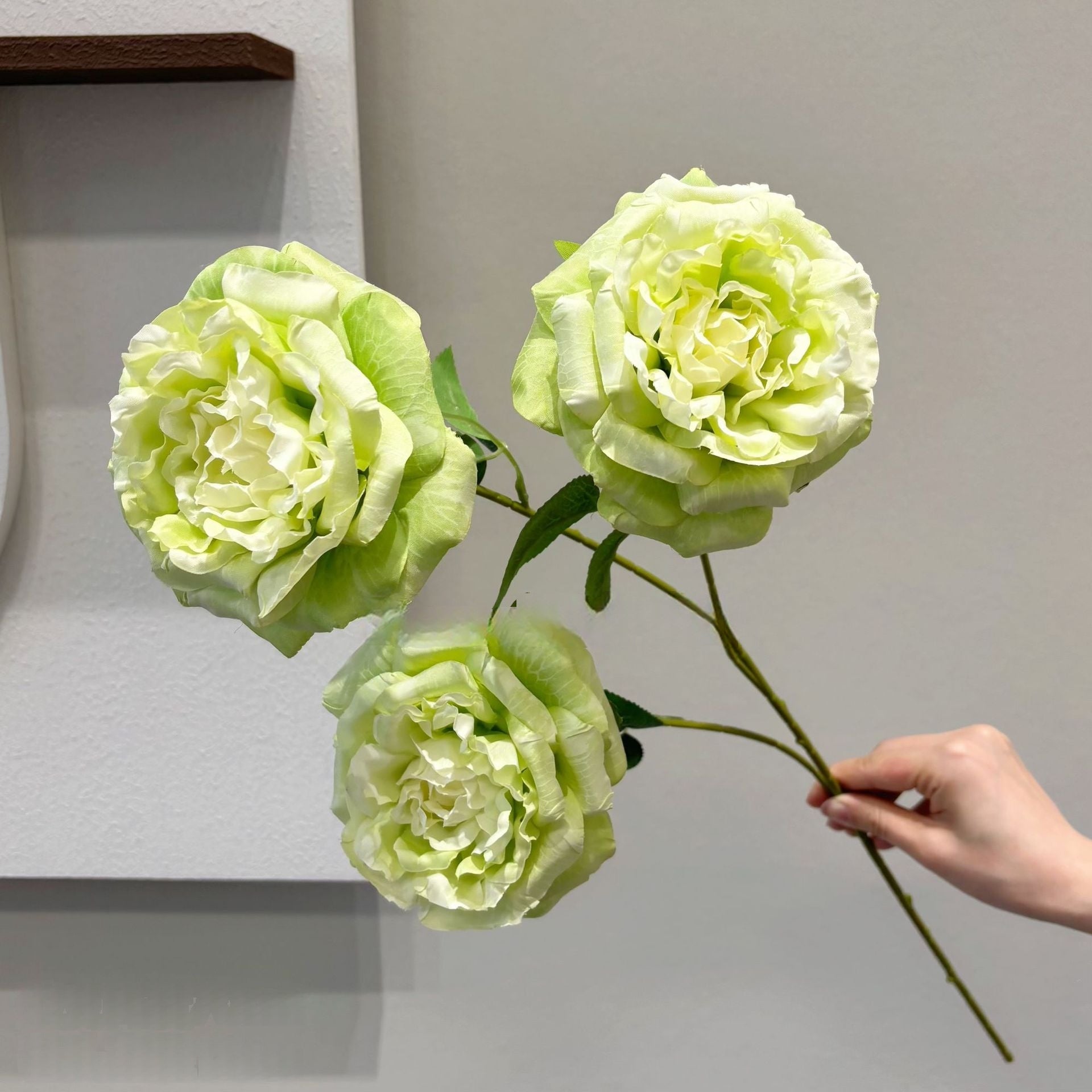 Single Stem Faux Rose – Multicolor Artificial Bloom for DIY Arrangements & Home Styling FS-1017