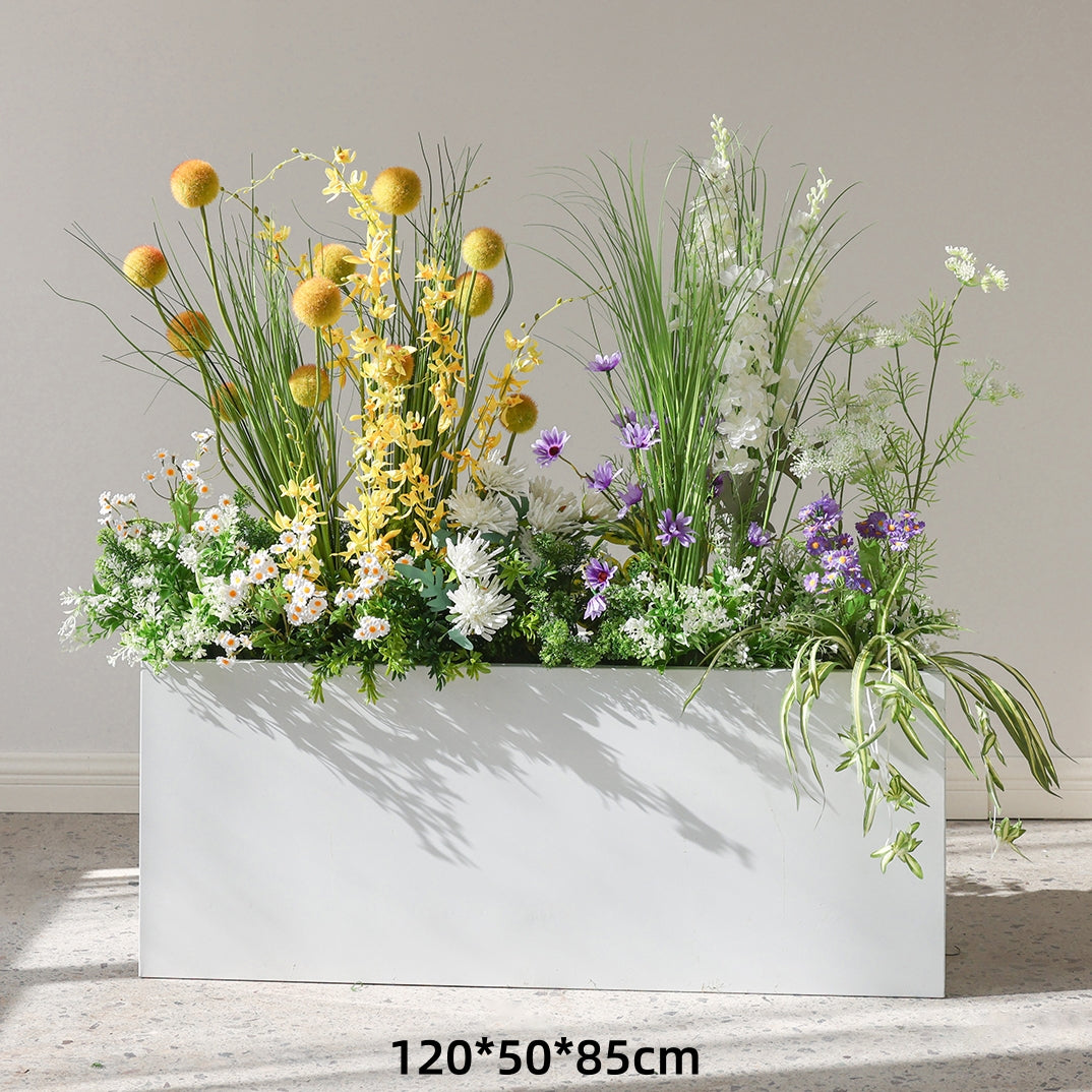 Valar Flower Faux Flower Arrangement Insert — Artificial Floral Landscape for Commercial & Event Decoration FA-310