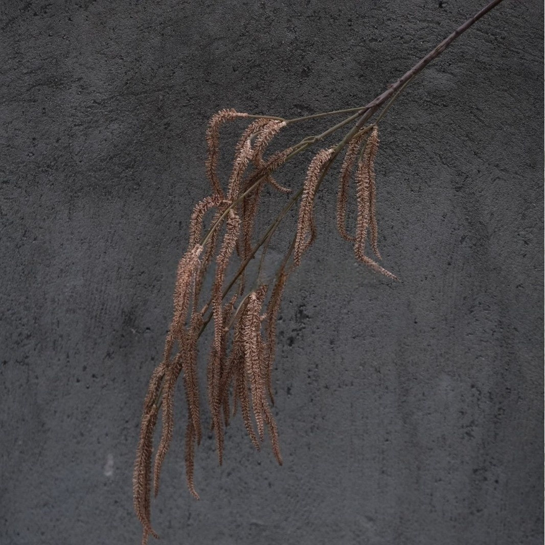 Rusty Autumn Orange Artificial Flower | Vintage Style Single Stem FS-1012A