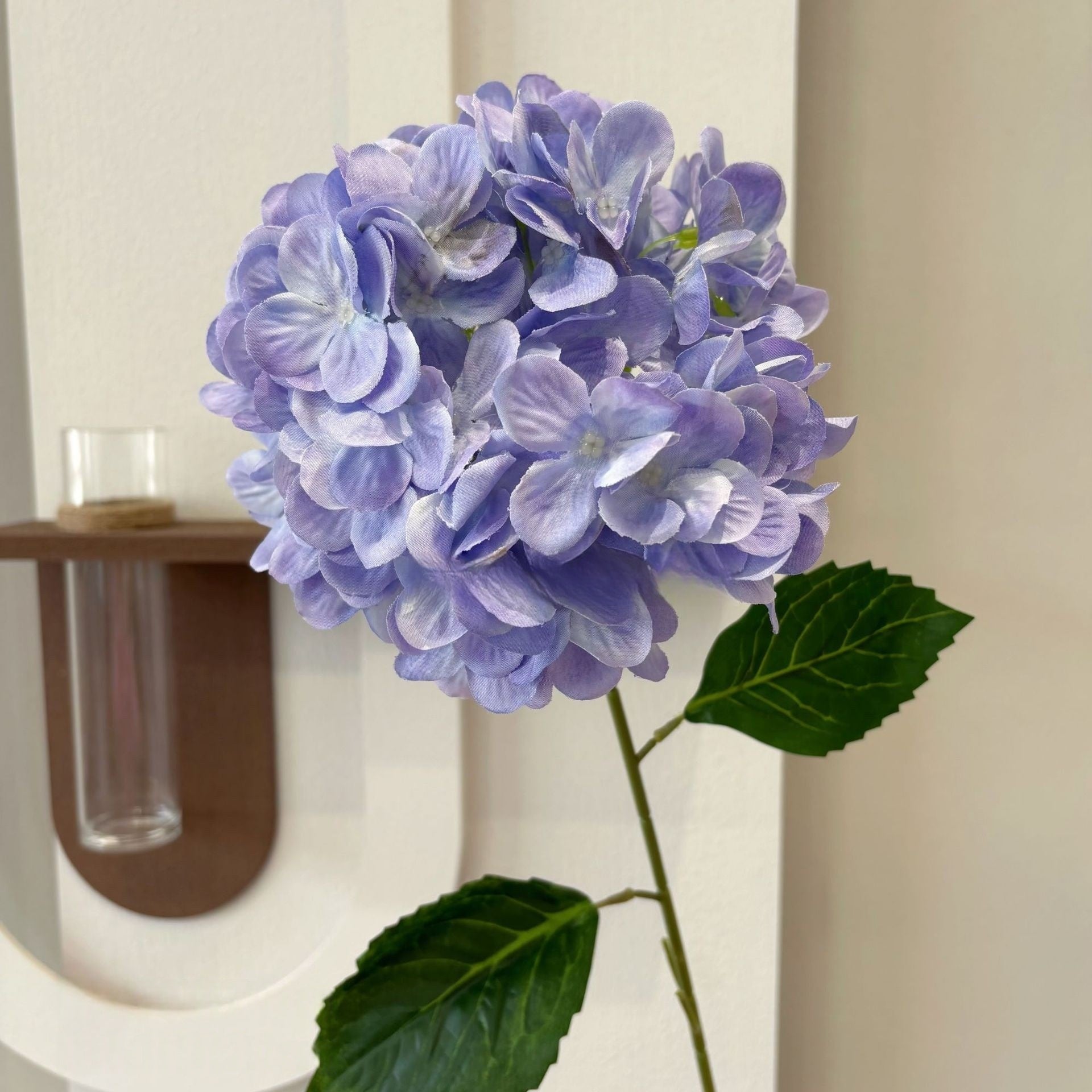 Single Stem Bella Hydrangea – Realistic Faux Bloom for Vases, Bouquets & DIY Styling FS-1031