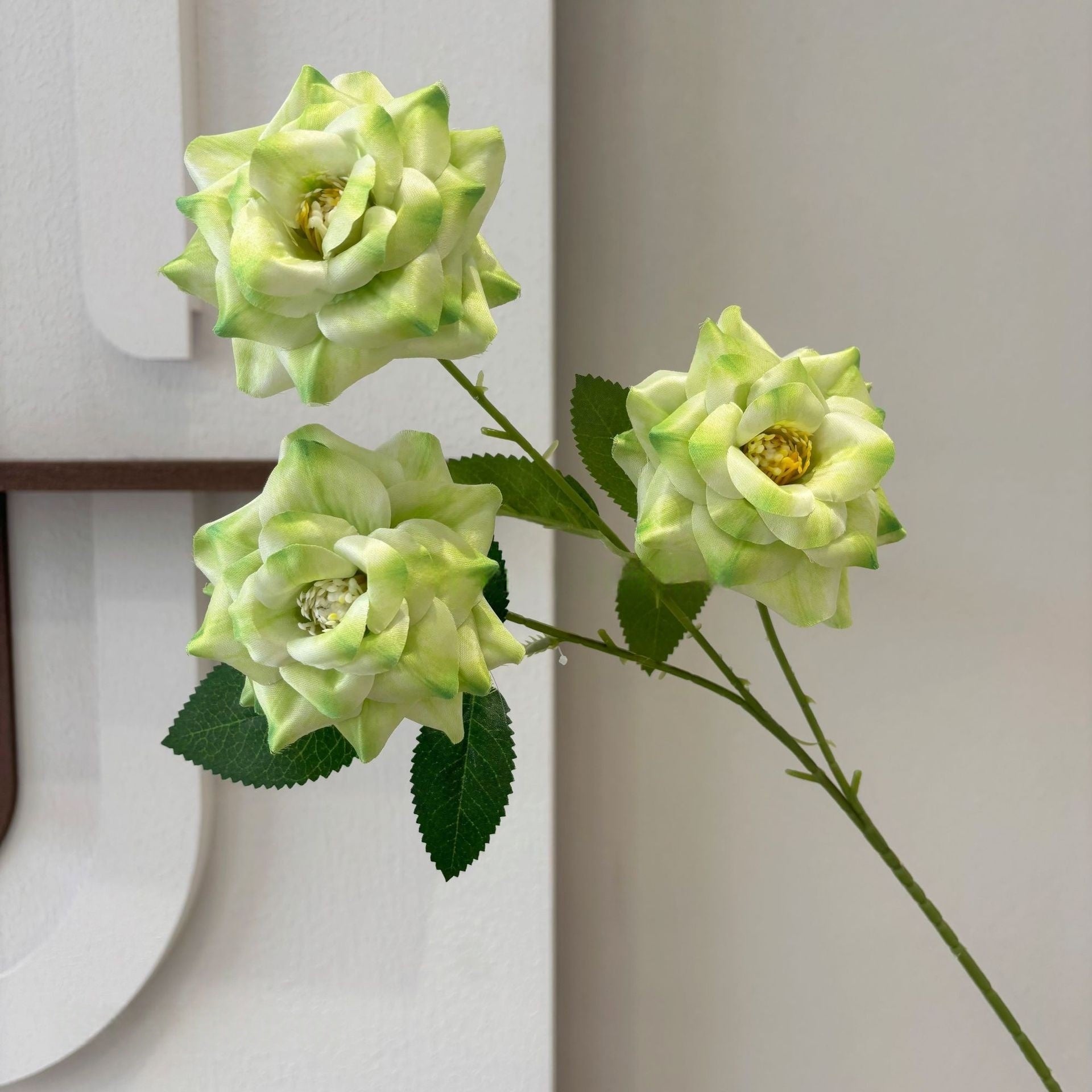 3D Artificial Garden Rose Stem – Realistic Multi-Color Faux Flower for Home & Event Decor FS-1028