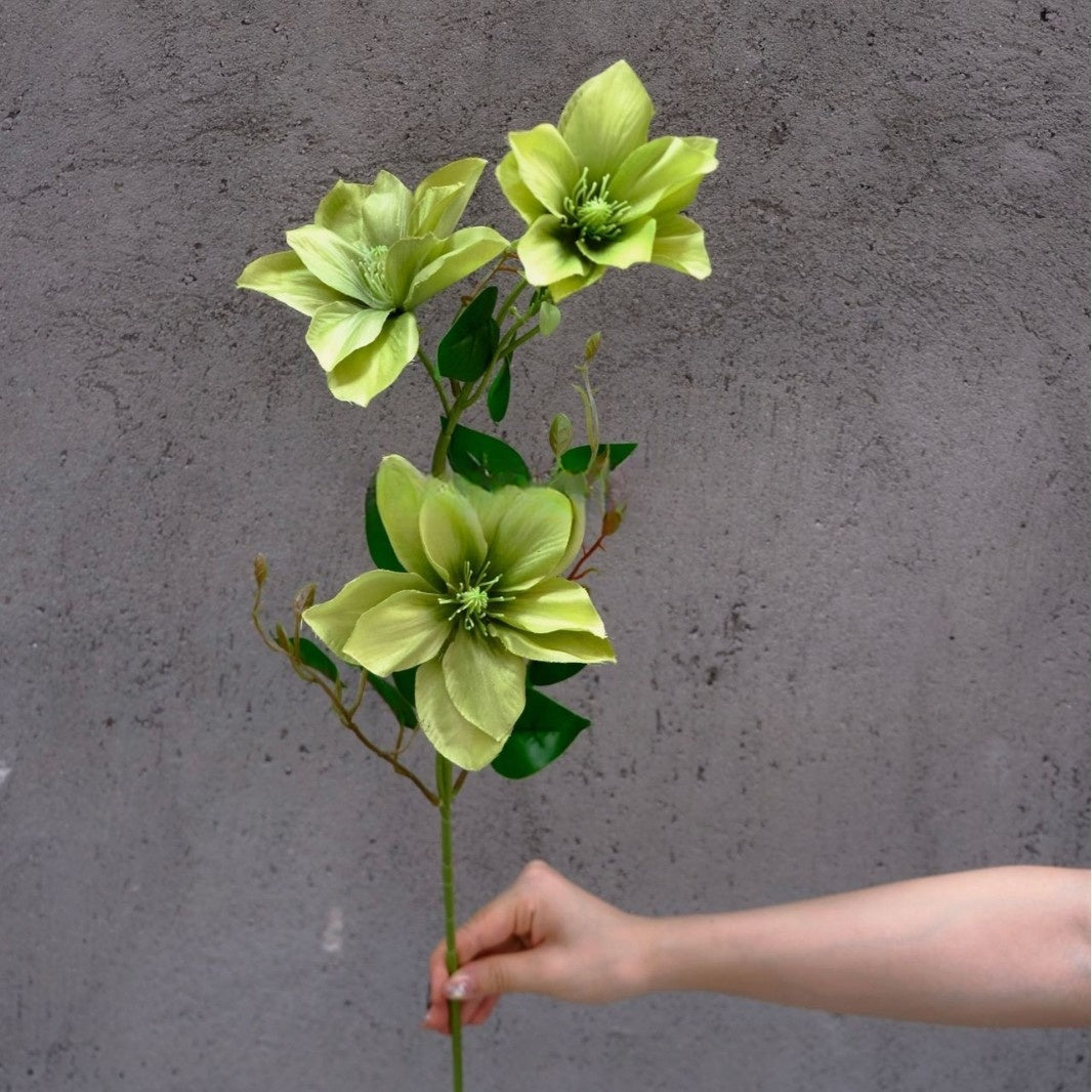 Single Faux Flower Stem for Home Decor | Wedding Floral Accent Arrangement FS-1001B