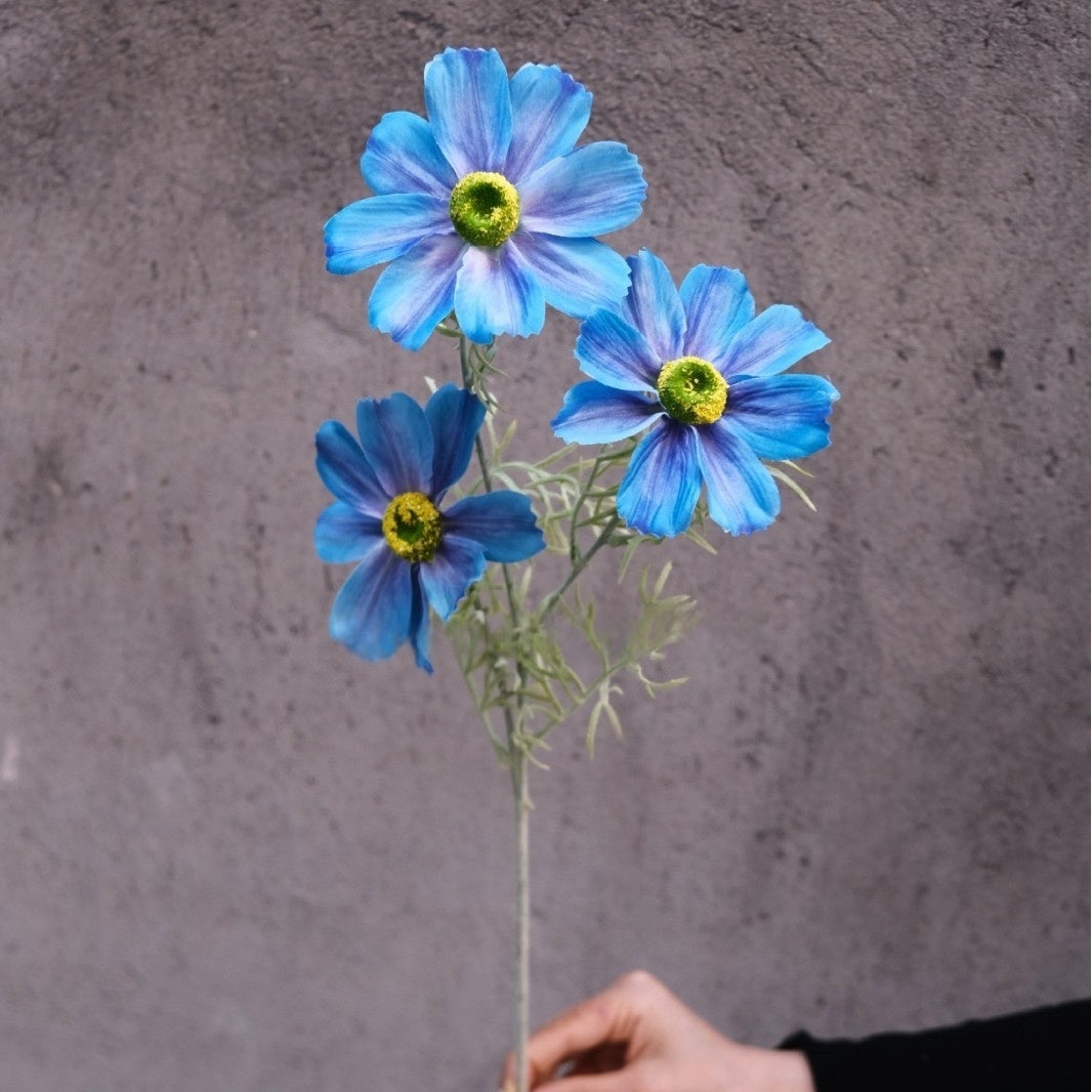 Conjunto de Flores Artificiales Negras y Rosas – Decoración Moderna para Fondo de Fiesta de Cumpleaños con Arreglo Floral Falso FA-255