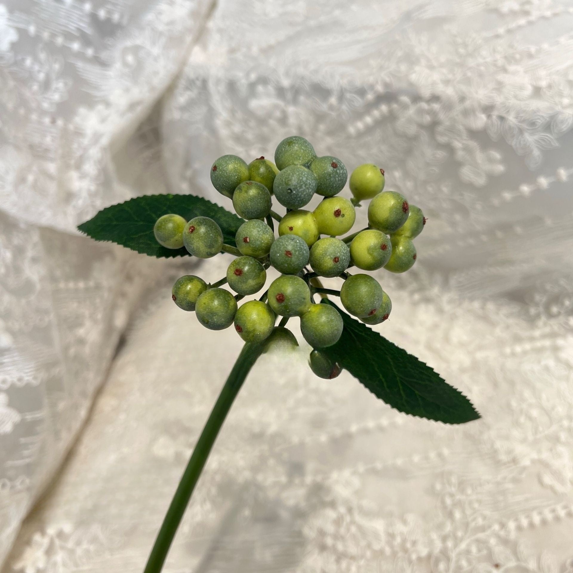 Single Faux Flower Stem for Home Decor | Wedding Floral Accent Arrangement FS-1001B