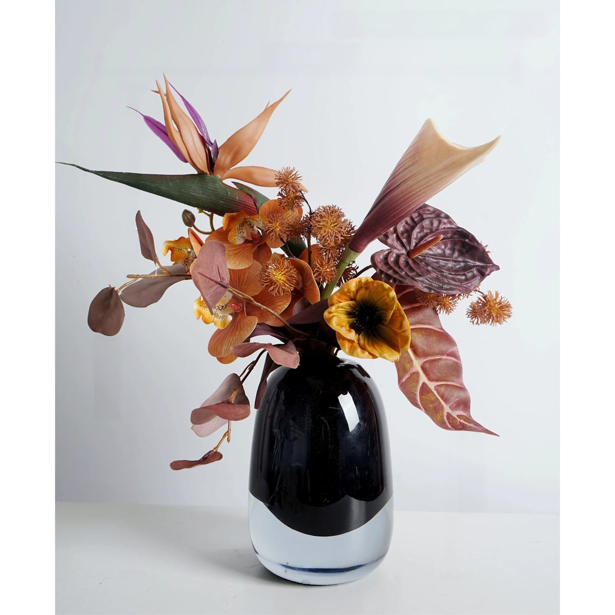 ValarFlower Wabi Sabi Artificial Flower Arrangement, Luxury Autumn Floral Decor for Living Room and Event Styling VB-278